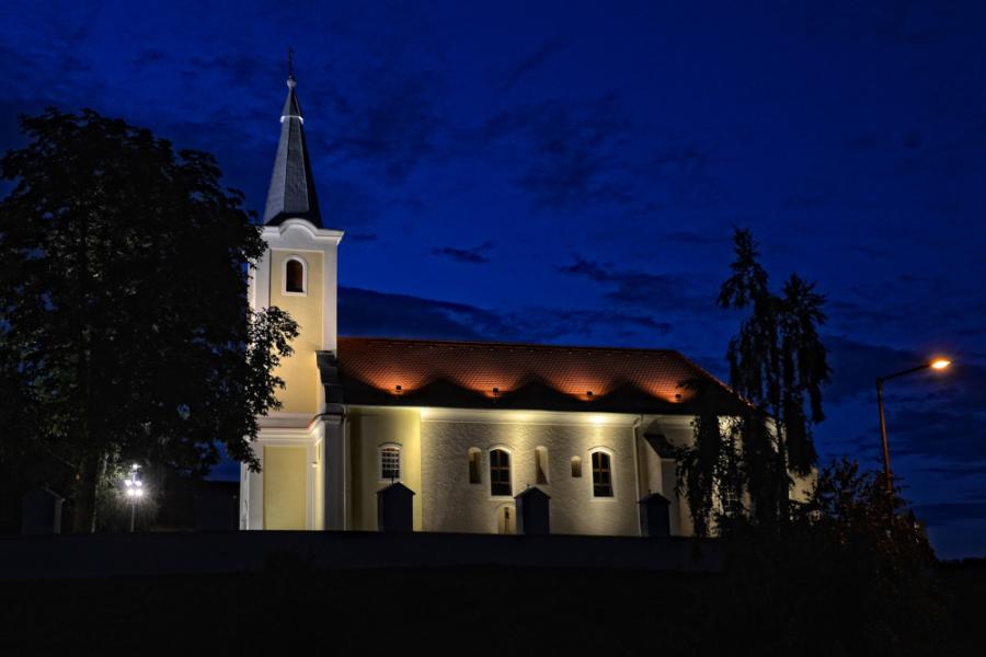 Mindenszentek templom, Csehimindszent