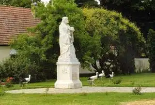 Szent István szobor, Lébény