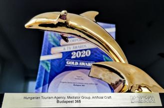 Arany Delfin díjat kapott a Magyar Turisztikai Ügynökség