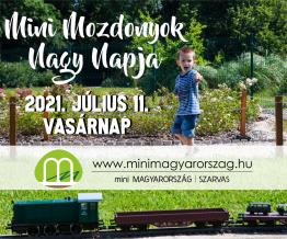Mini Mozdonyok Nagy Napja a Mini Magyarország Makettparkban