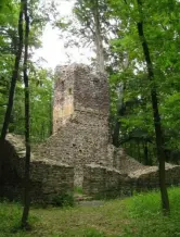 Dabospusztai templomrom, Sáska