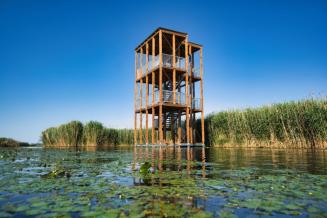 A Küszvágó csér kilátóval gazdagodott a Tisza-tó