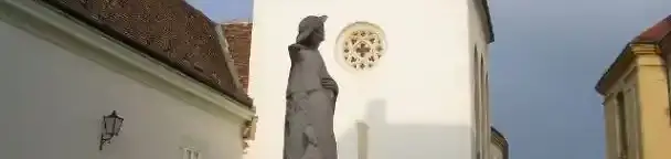 Kálmáncsehi Domonkos szobra