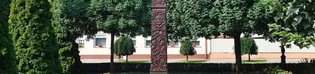 Szent István kopjafa