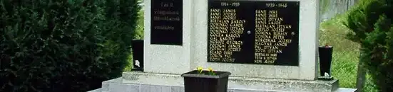 I. és II. világháborús emlékmű