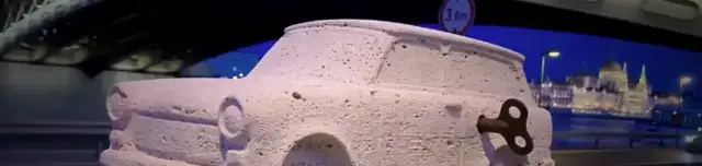 Kolodko Trabant miniszobor