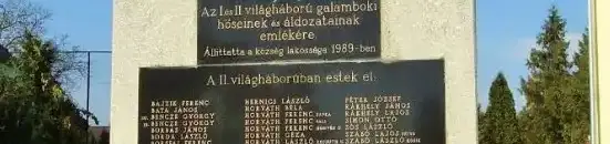 Világháborús emlékmű