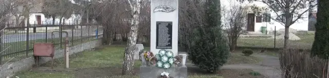 II. világháborús emlékoszlop