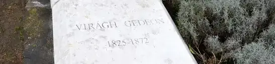 Virágh Gedeon síremléke