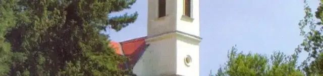 Románkori templom és kálvária