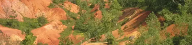 Darvas-tó lefejtett bauxitlencse