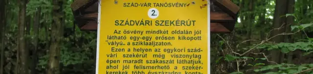 Szádvár tanösvény