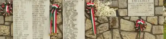 Világháborús hősök emlékmű