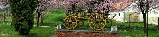 Kiállított tűzoltókocsi