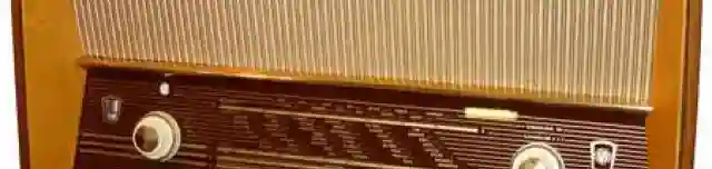 Öreg rádiók kiállítása