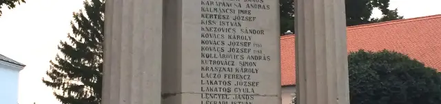 I. világháborús emlékmű