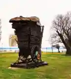 József Attila emlékmű, Balatonszárszó