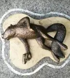 Kolodko Halott mókus miniszobor, Budapest