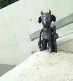 Kolodko Mekk Elek miniszobor, Budapest