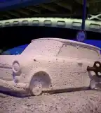 Kolodko Trabant miniszobor, Budapest