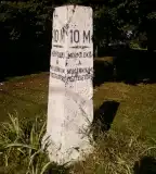 Mérföldkő, Csákánydoroszló