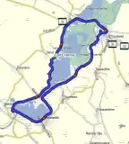 Kerékpárral a Tisza-tó körül – klasszikus kör, Sarud