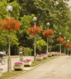 Zsigmondy sétány, park, Harkány