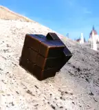 Kolodko Bűvös kocka miniszobor, Budapest