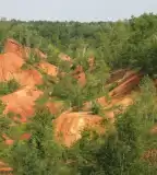 Darvas-tó lefejtett bauxitlencse, Nyirád