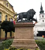 Zrínyi-emlékmű (Oroszlán szobor), Szigetvár