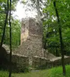 Dabospusztai templomrom, Sáska