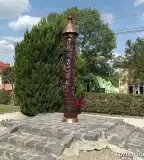 Aradi vértanuk emlékoszlopa, Tiszaföldvár