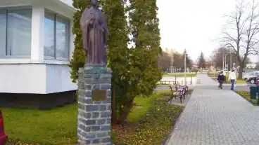 Tapolca Szent Borbala Szobor 1